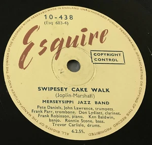 MERSEYSIPPI JAZZ BAND-SWIPESEY CAKE WALK-UK ESQUIRE 1955 Shellac 78-FRANK PARR - Picture 1 of 3