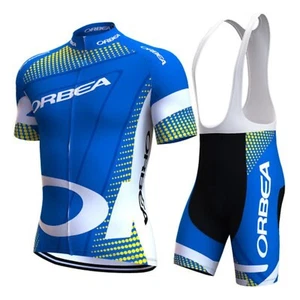 Team Cycling Jersey Set Summer Road Biking Suit Short Sleeve Padded Shorts Small - Picture 1 of 17