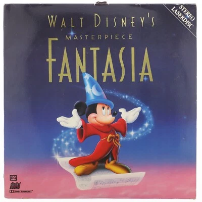 Walt Disney Fantasia Laserdisc LD Digital Sound Dolby Surround Closed Caption - Image 1 of 4