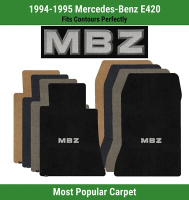 Alfombrillas delanteras Lloyd Ultimat para Mercedes-Benz E420 94-95 con apliques MBZ Foto 1 de 4