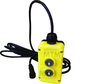 2 Button Pendant Control suit Crane Hoist Winch Tailgate Tail Lift Loader Remote - Bild 1 von 4