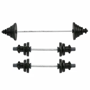 Set of 3 Toy Dumbbell Barbell Weight Set Accessories for 6 Inch Action Figures - Picture 1 of 1