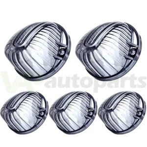 5pcs 3.2'' Smoke Round-Shape Cab Marker Light  Cover for Suburban/Blazer/GMC - Picture 1 of 5