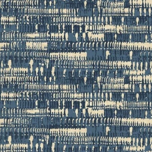 NN7294 Morse Code by York Blue and Soft White - Picture 1 of 1