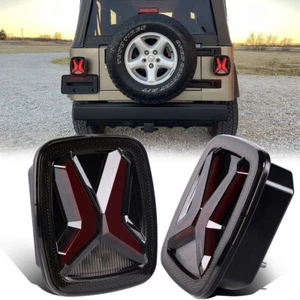 LED Rear Tail Lights Brake&Turn&Reverse Lamps for Jeep Wrangler TJ YJ CJ Pair - Picture 1 of 7