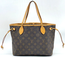 Authentic  Louis Vuitton Monogram Neverfull PM M40155 Tote Bag  SKS1584