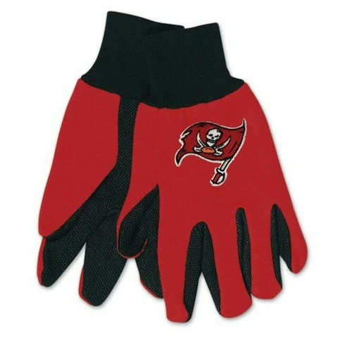Tampa Bay Buccaneers Two Toned Adult Cotton Work Garden Gloves Cover
