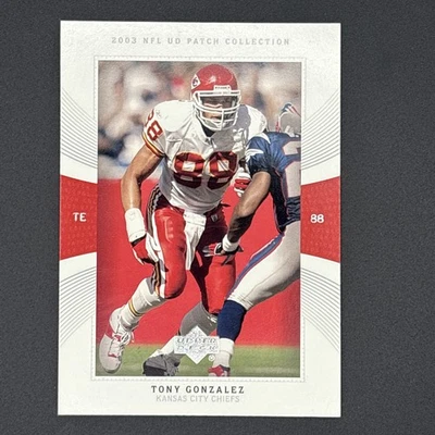2003 Upper Deck UD Patch Collection - Tony Gonzalez #70 - Image 1 of 2