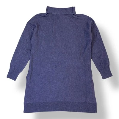 Suéter túnica manga larga cuello falso Soft Surroundings para mujer talla M púrpura Foto 1 de 4