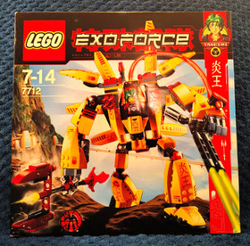LEGO 7712 Exo-Force Supernova 2006 Original Edition Rare NIB Complete CIB