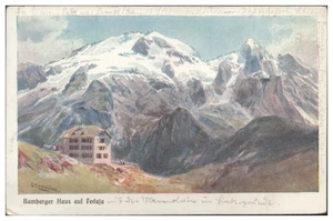 S8405/ E. Compton AK Bamberger Haus auf Fedaia  Südtirol  AK 1908 - Bild 1 von 2