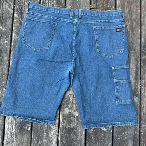 Pantalones Cortos Dickies Carpenter Para Hombre 40 Denim Retro Años 90 Y2k Patinador Ropa de Trabajo Suelto Surf - Imagen 1 de 6
