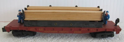 AMERICAN FLYER S 25058 SP LUMBER UNLOADING CAR-PikeMaster Trucks-WORKS-$12 SHIP! - Image 1 of 4