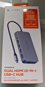 Hyper Dual HDMI 10in1 USB-C HUB - Bild 1 von 7