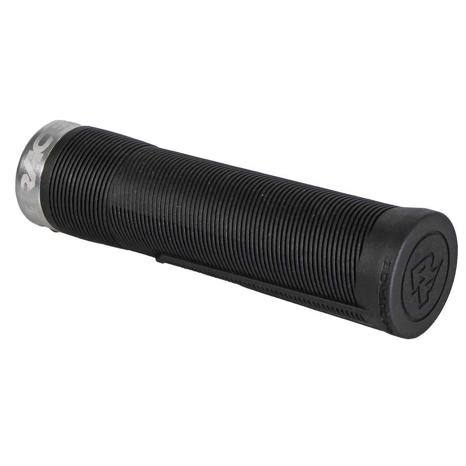 Race Face Chester Lock-On Grips, 34mm, Black/Silver - Image 1 of 1