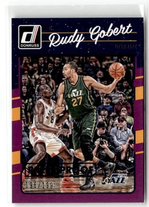 Panini Donruss 2016-17 - Rudy Gobert #50 púrpura prueba de prensa/199 - Imagen 1 de 2
