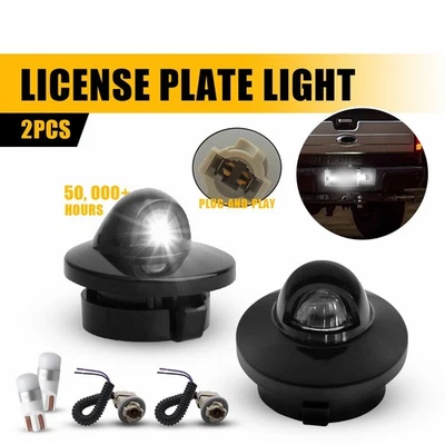 2X Black LED License Plate Tag Light Lamp for 1991-2010 Ford Explorer Sport Trac - Image 1 of 4