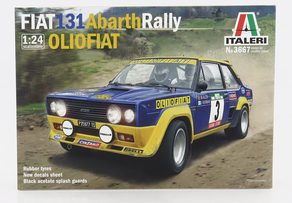 1/24 ITALERI - FIAT - 131 ABARTH OLIO FIAT N 3 1976 M.ALEN - I.KIVIMAKI IT3667 - Immagine 1 di 1