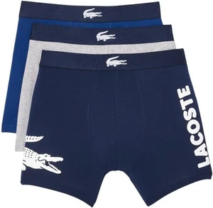 Lacoste Herren Boxershorts Cotton Stretch Big Croc Print, 3er Pack - Bild 1 von 12