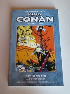 THE CHRONICLES OF KING CONAN 7 DAY OF WRATH TPB DARK HORSE COMICS VERY RARE OOP - Picture 1 of 5