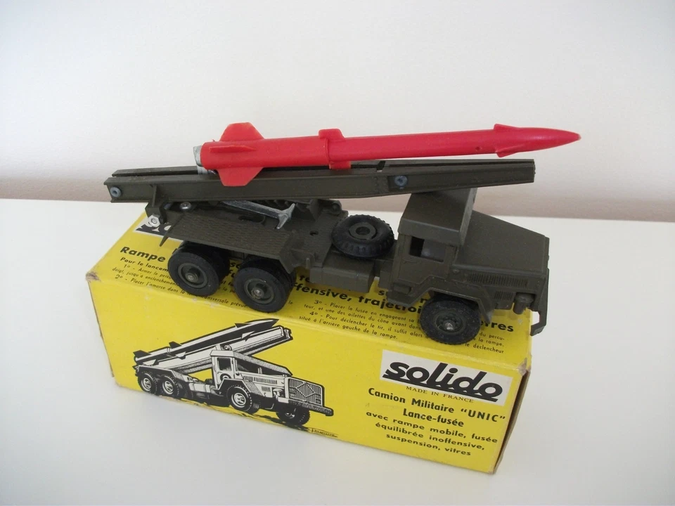 SOLIDO ARMY MILITARY CAMION UNIC MISSILE LAUNCHER TRUCK  BOXED *** SALE *** - Image 1 of 3