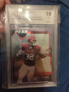 2017 SAGE HIT Premier Draft Peak Performance Samaje Perine #PKSP BCCG 10 MINT - Picture 1 of 3