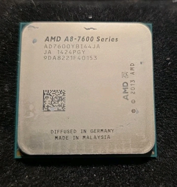 Used AMD A8-7600 Quad-Core APU 3.1GHz FM2+ Processor AD7600YBI44JA - Radeon... - Image 1 of 1