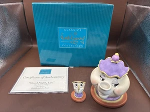 Disney WDCC Mrs Potts and Chip - Die Schöne und das Biest - Gute Nacht, Luv Echtheitszertifikat - Bild 1 von 10