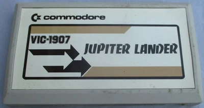 Cartucho de juego Jupiter Lander vintage años 80 VIC-1907 para Commodore VIC-20 Foto 1 de 3