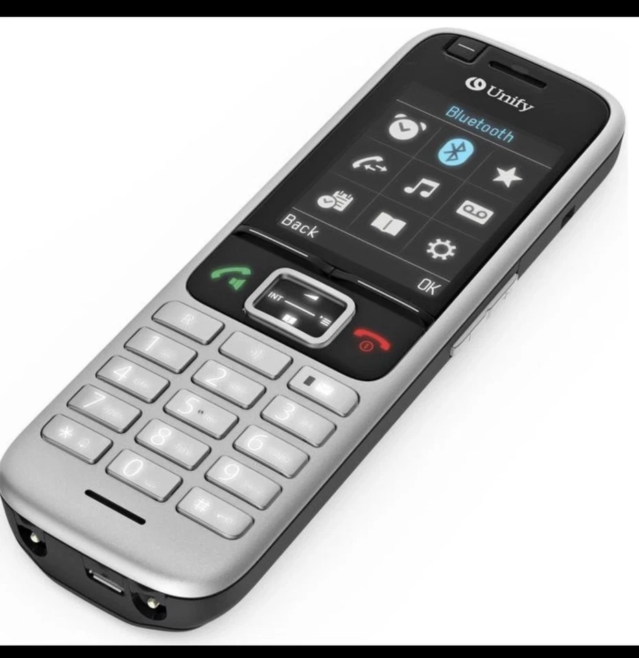 Unify OpenScape S6 Professional DECT Phone Mobilteil und Ladeschale - Silber... - Bild 1 von 3