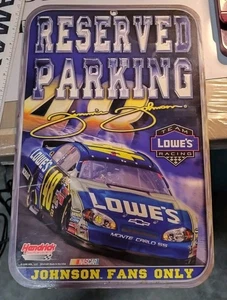 Jimmy Johnson Reserved Parking Lowe's Racing Johnson Fans Only Sign WinCraft 06 - Bild 1 von 4