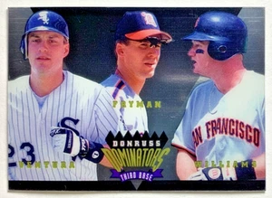 Matt Williams Robin Ventura Travis Fryman 1995 Donruss Dominators Inserto #5 - Imagen 1 de 2