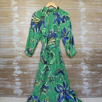 Anthropologie Maeve Jessamine Maxi Dress Preppy Boho Floral Womens S - Image 1 of 4