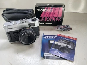 Cámara fotográfica Photo Flex MX-35 apuntar y disparar 35 mm, estuche e instrucciones - Imagen 1 de 9