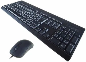 COMPUTER GEAR - Ensemble Clavier et Souris USB KB235 Noir - Afbeelding 1 van 1