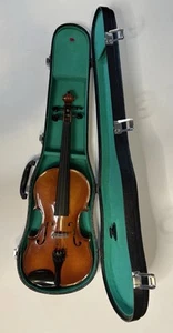 Vintage Handmade Copy Antonius Stradivarius Violin 4/4, 1985 West Germany, Case - Picture 1 of 21