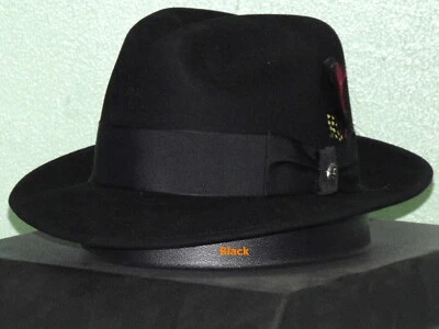 SOMBRERO FEDORA DE LANA STETSON FREDERICK  Foto 1 de 4