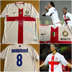 Maglia Shirt Trikot Camiseta Fc Inter Milan Nike away 2007/08 Ibrahimovic 100th - Foto 1 di 12