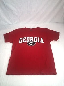 Camiseta para hombre Champion Georgia Bulldogs logotipo gráfico SS talla mediana roja - Imagen 1 de 4