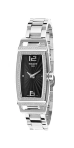 Reloj para mujer Tissot T-Trend esfera negra acero inoxidable T037.309.11.057.01 - Imagen 1 de 3