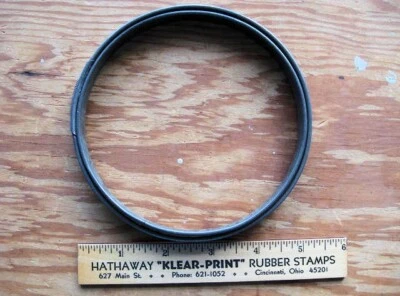 Vintage 5" Round Metal Embroidery Hoop Cork Lined Spring Tension - Image 1 of 4