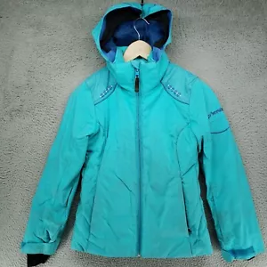 PHENIX Winter Jacket Womens Kids Size 12 Snow Ski Blue Thumbhole - Picture 1 of 23