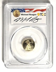 2007 W $5 Gold Eagle PCGS PR69 Reagan Flag Proof Gaudens Design U.S. Mint # GIH - Picture 1 of 5