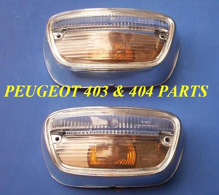 Juego de lentes intermitente peugeot 404 x2 Foto 1 de 1