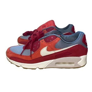Nike Air Max 90 Premium Fitnessstudio rot rauchgrau DH4621-600 Sneaker Herren Größe 10 " - Bild 1 von 7