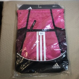 NEW adidas Unisex Alliance II Sackpack, Team Shock One Size, Pink - Picture 1 of 5
