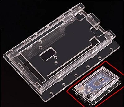 Acrylic Transparent Case Shell Enclosure Gloss Box For Arduino MEGA 2560 R3