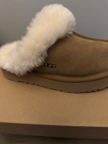 UGG Disquette Sand Scamosciato Slide Slipper Sandalo Taglia Donna US Taglie 5 12 NUOVO!!!