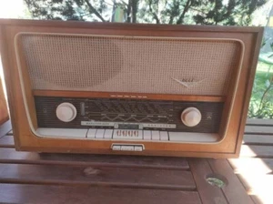 Grundig 3086 vintage German tube radio record player combo - Picture 1 of 8