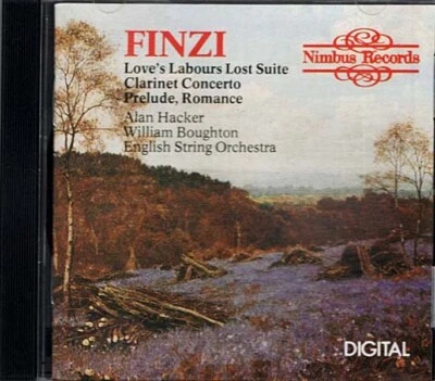 Love's Labours Lost Suite / Clarinet Concerto / more ~ Gerald Finzi ~ CD ~ Good - Image 1 of 2